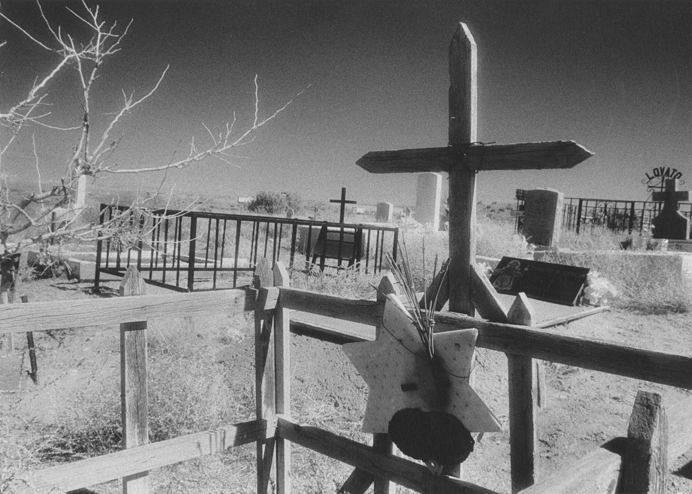 Crypto Jewish cemetery, Taos News, Taos, New Mexico